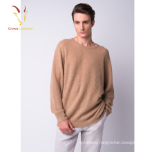 Mens Custom Rib knitted Cashmere Sweater Pullover